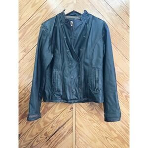 Vintage Harley Davidson Leather Moto Jacket